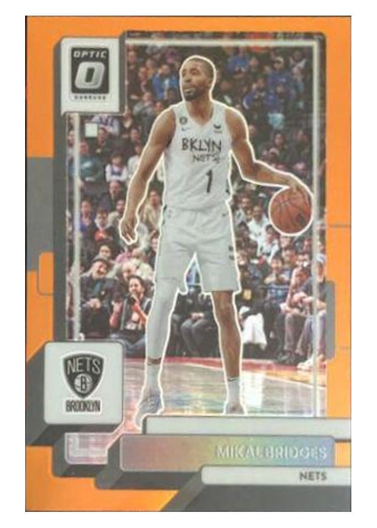 2022-23 Donruss Optic Base Set Mikal Bridges #108 card