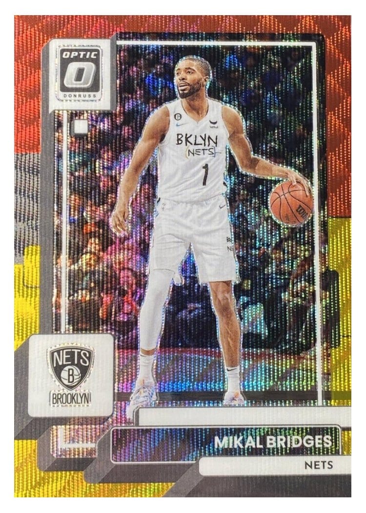 2022-23 Donruss Optic Base Set Mikal Bridges #108 card