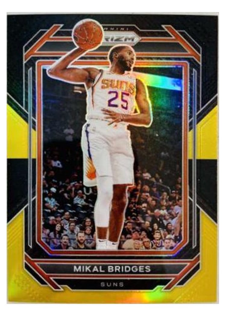 2022-23 Panini Prizm Base Set Mikal Bridges #120 card
