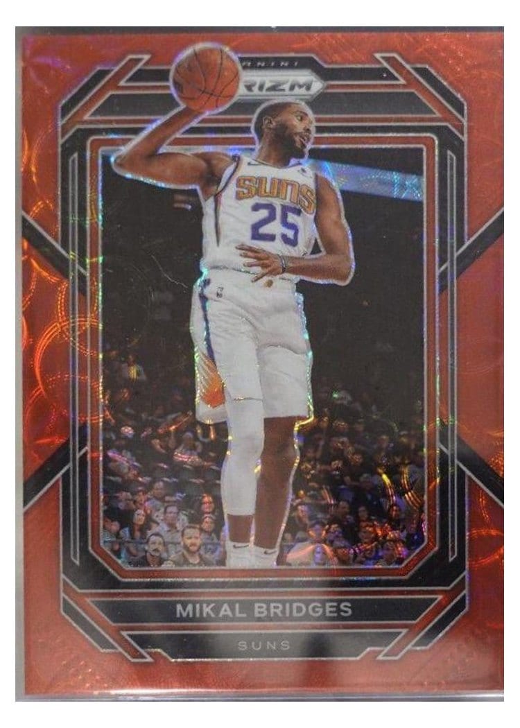 2022-23 Panini Prizm Base Set Mikal Bridges #120 card