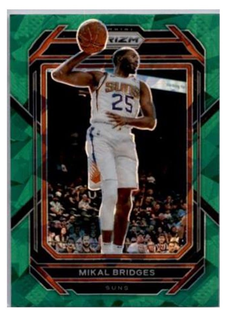 2022-23 Panini Prizm Base Set Mikal Bridges #120 card