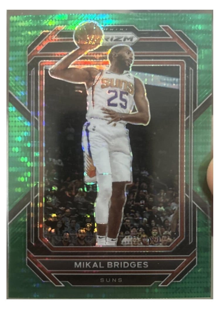 2022-23 Panini Prizm Base Set Mikal Bridges #120 card