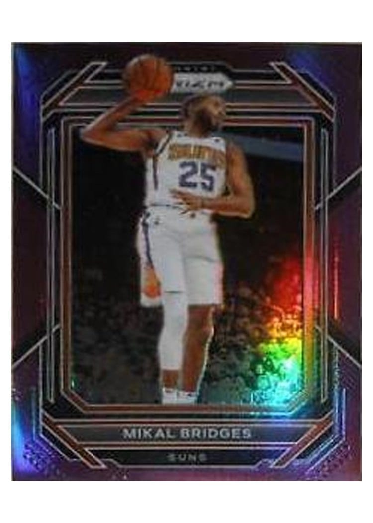 2022-23 Panini Prizm Base Set Mikal Bridges #120 card