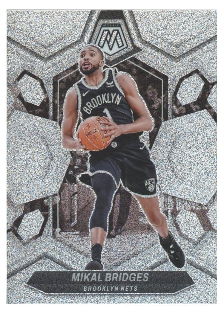 2023-24 Panini Mosaic Base Set Mikal Bridges #156 card