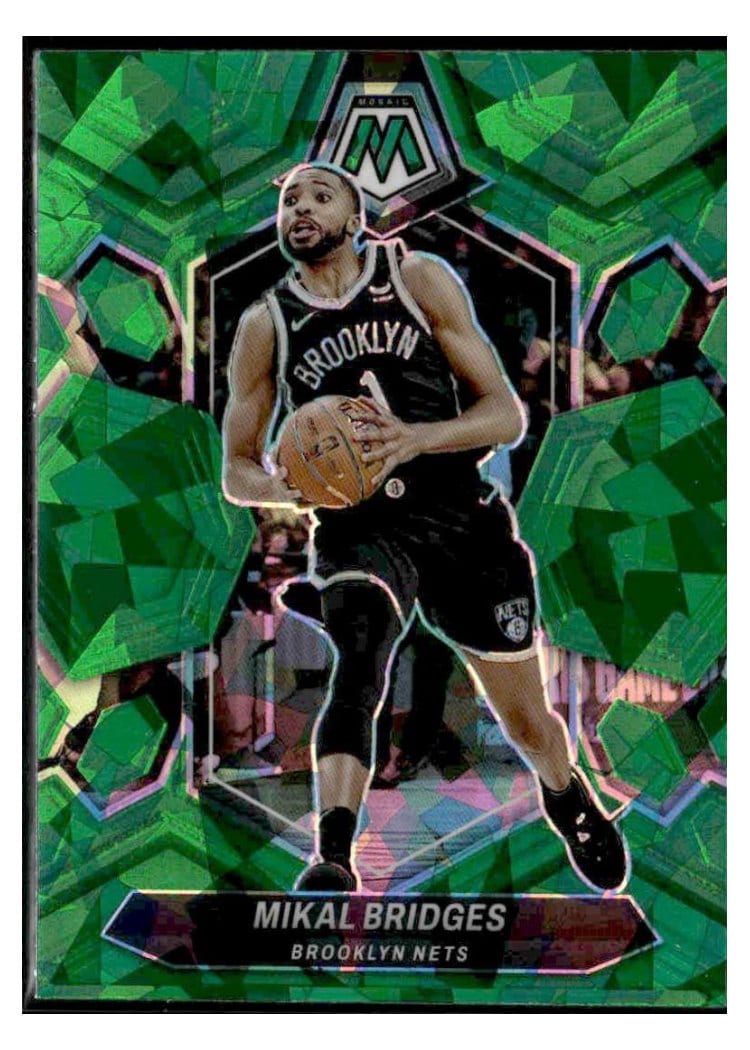 2023-24 Panini Mosaic Base Set Mikal Bridges #156 card