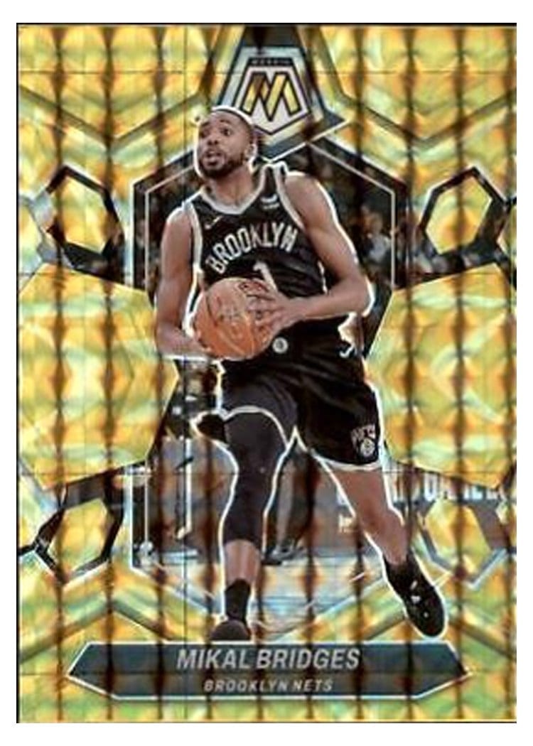 2023-24 Panini Mosaic Base Set Mikal Bridges #156 card