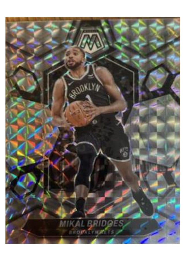 2023-24 Panini Mosaic Base Set Mikal Bridges #156 card