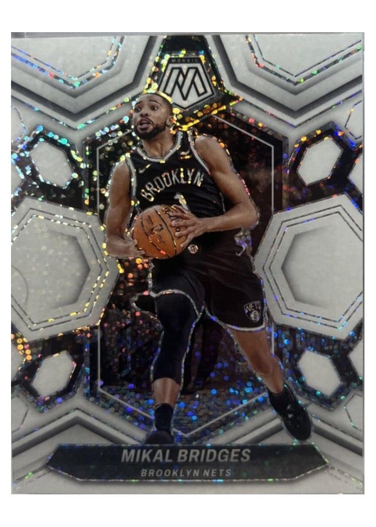 2023-24 Panini Mosaic Base Set Mikal Bridges #156 card