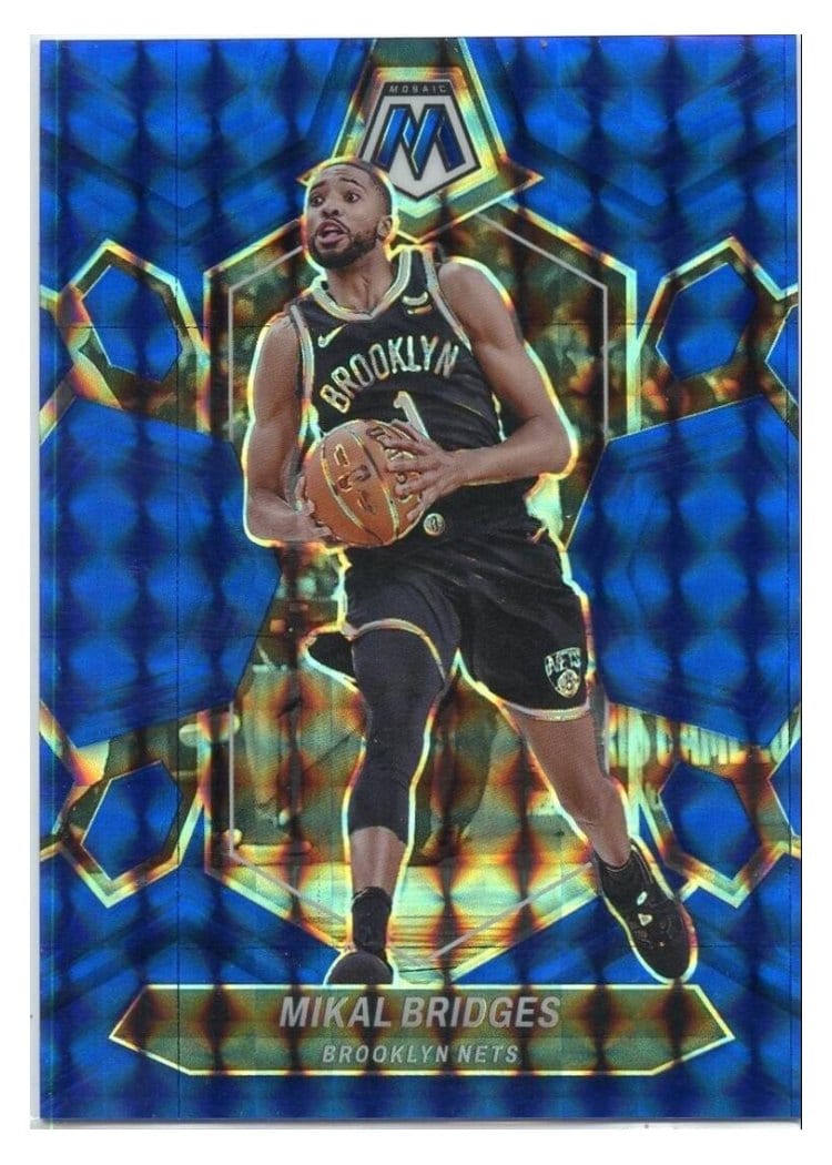 2023-24 Panini Mosaic Base Set Mikal Bridges #156 card