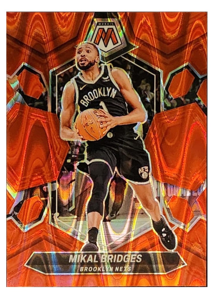 2023-24 Panini Mosaic Base Set Mikal Bridges #156 card