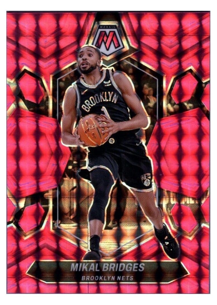 2023-24 Panini Mosaic Base Set Mikal Bridges #156 card