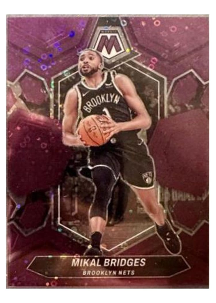 2023-24 Panini Mosaic Base Set Mikal Bridges #156 card