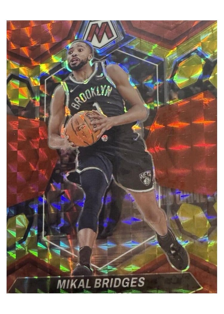 2023-24 Panini Mosaic Base Set Mikal Bridges #156 card
