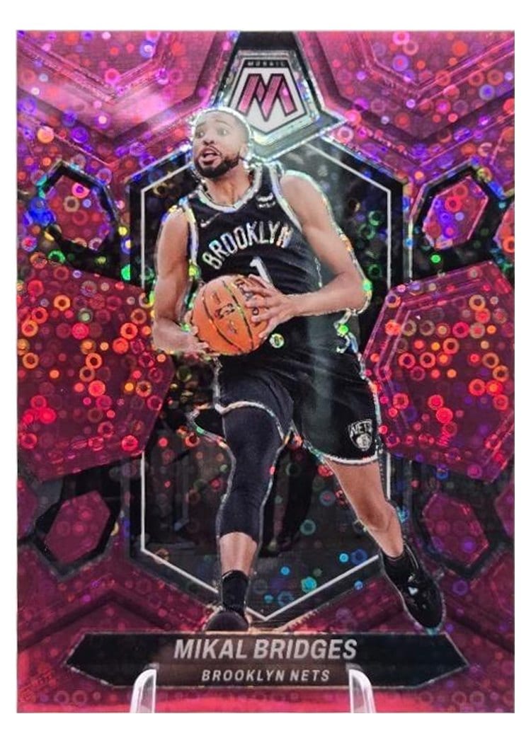 2023-24 Panini Mosaic Base Set Mikal Bridges #156 card