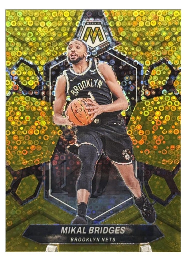 2023-24 Panini Mosaic Base Set Mikal Bridges #156 card