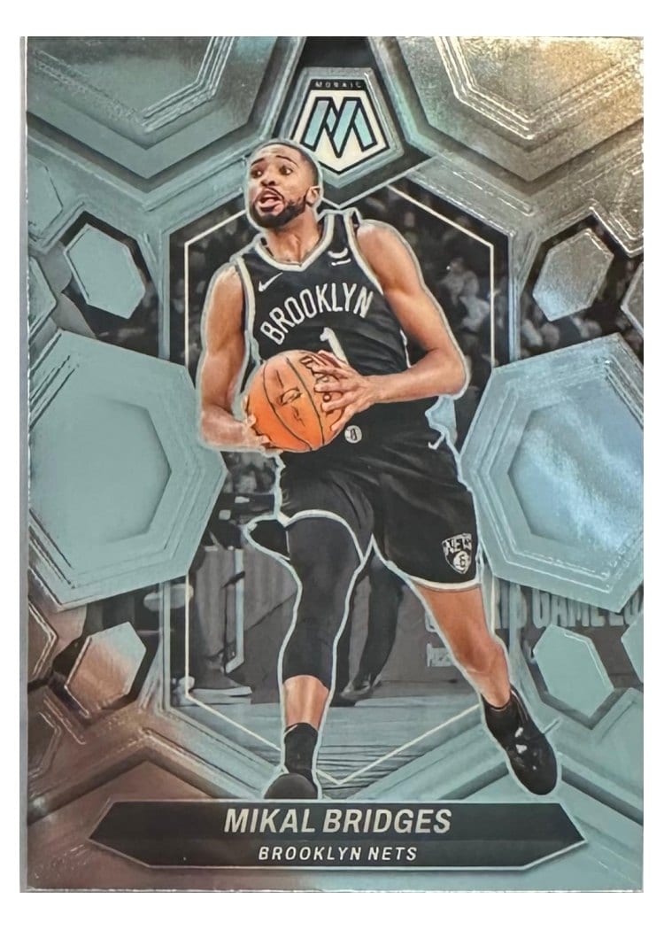 2023-24 Panini Mosaic Base Set Mikal Bridges #156 card
