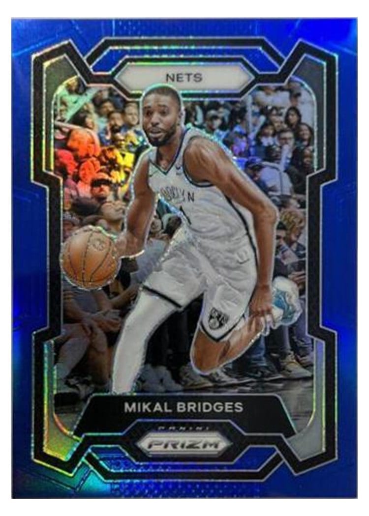 2023-24 Panini Prizm Base Set Mikal Bridges #46 card