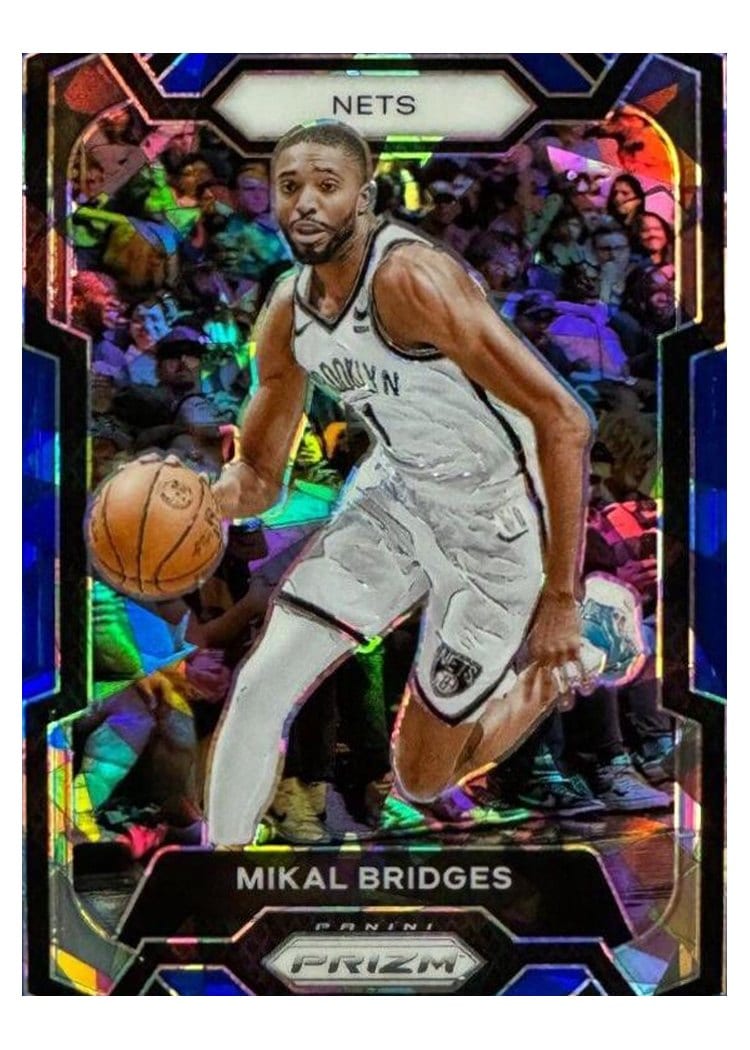 2023-24 Panini Prizm Base Set Mikal Bridges #46 card