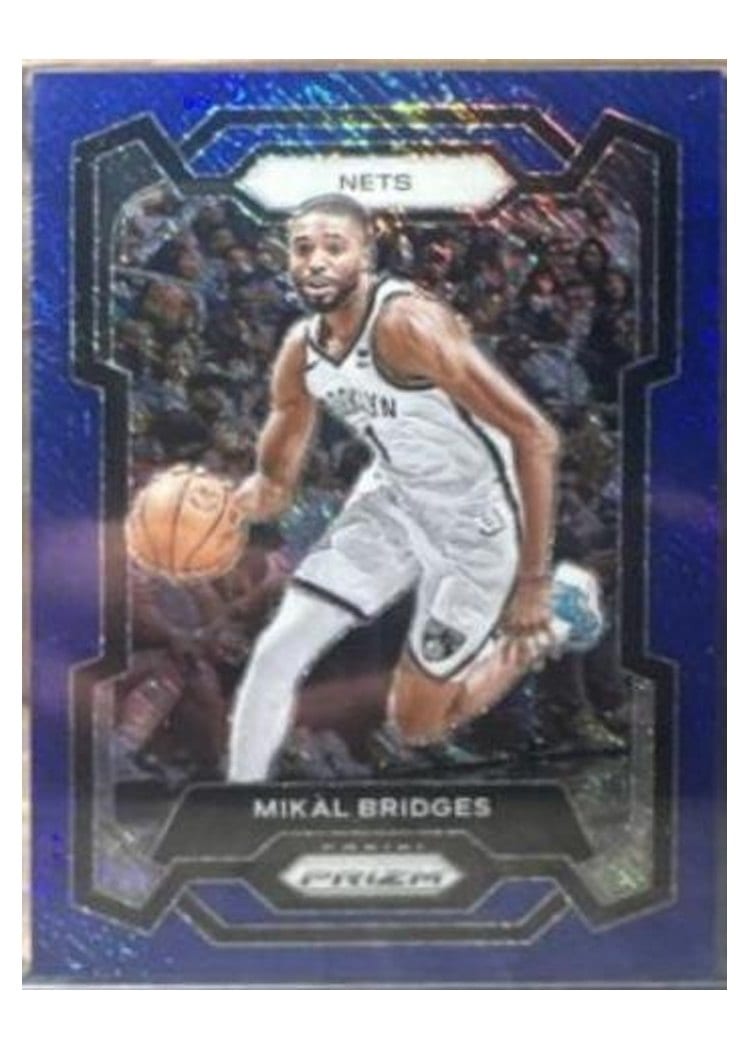 2023-24 Panini Prizm Base Set Mikal Bridges #46 card