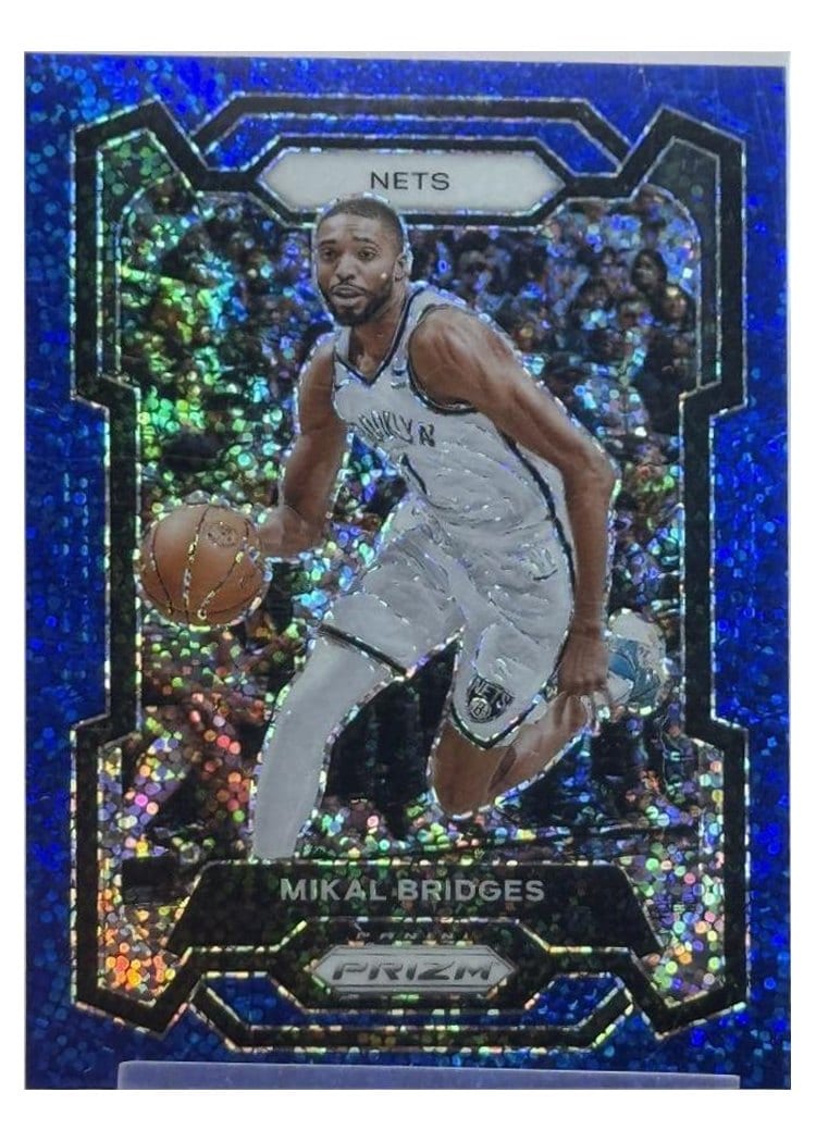 2023-24 Panini Prizm Base Set Mikal Bridges #46 card