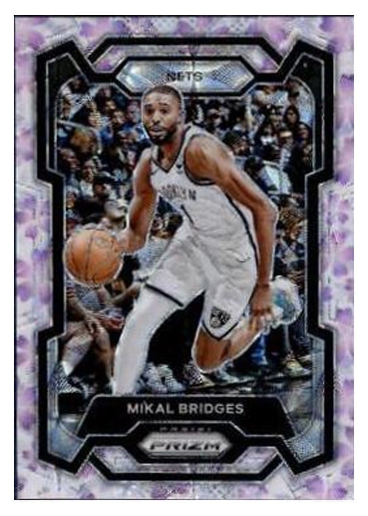 2023-24 Panini Prizm Base Set Mikal Bridges #46 card
