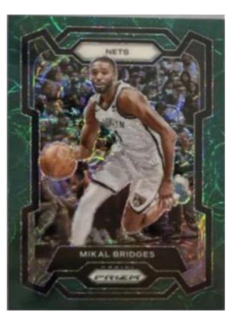 2023-24 Panini Prizm Base Set Mikal Bridges #46 card