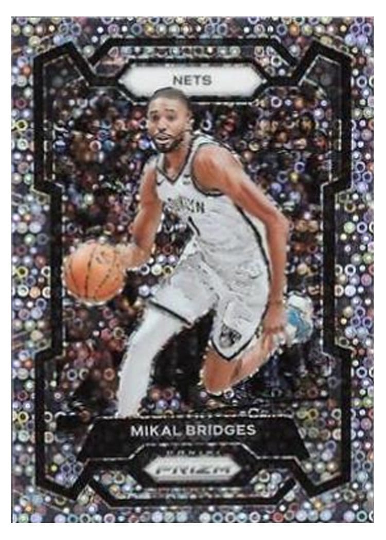 2023-24 Panini Prizm Base Set Mikal Bridges #46 card