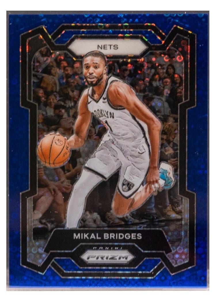 2023-24 Panini Prizm Base Set Mikal Bridges #46 card