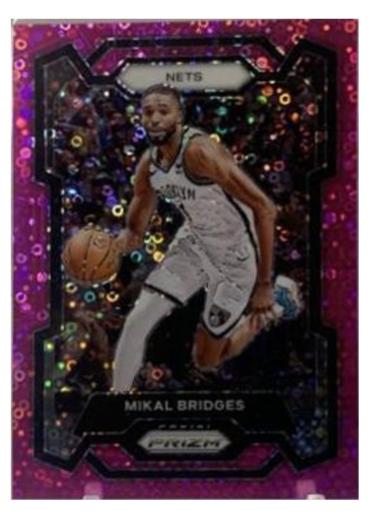 2023-24 Panini Prizm Base Set Mikal Bridges #46 card