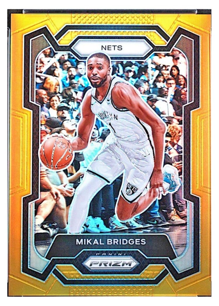 2023-24 Panini Prizm Base Set Mikal Bridges #46 card