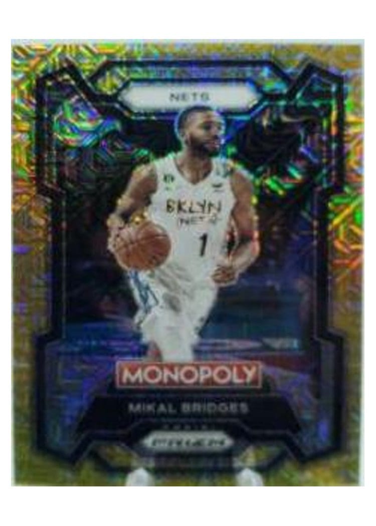 2023-24 Panini Prizm Base Set Mikal Bridges #46 card