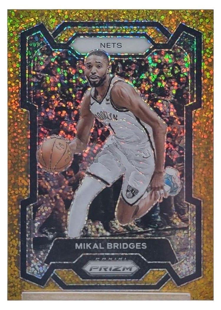 2023-24 Panini Prizm Base Set Mikal Bridges #46 card