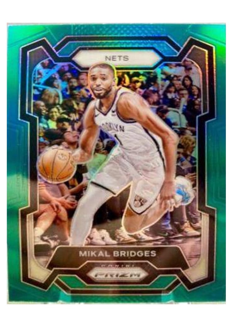 2023-24 Panini Prizm Base Set Mikal Bridges #46 card