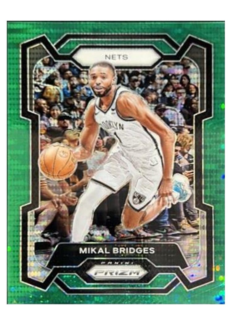 2023-24 Panini Prizm Base Set Mikal Bridges #46 card