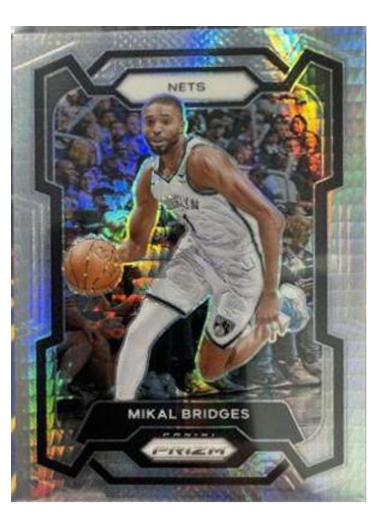 2023-24 Panini Prizm Base Set Mikal Bridges #46 card