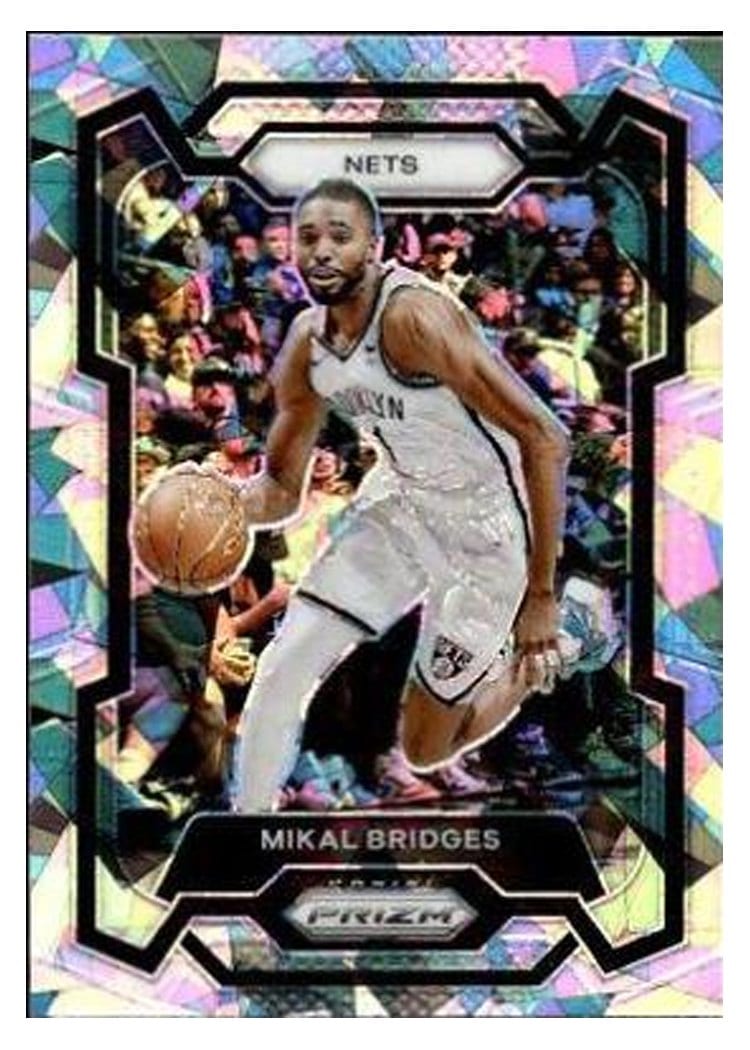 2023-24 Panini Prizm Base Set Mikal Bridges #46 card