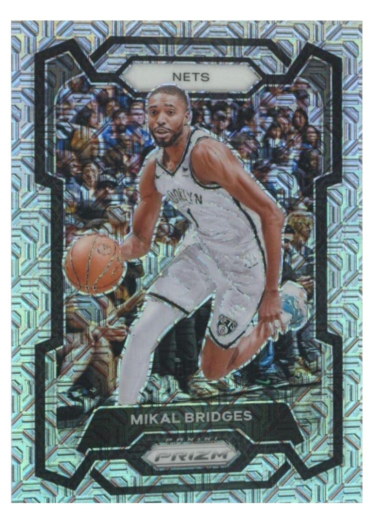 2023-24 Panini Prizm Base Set Mikal Bridges #46 card