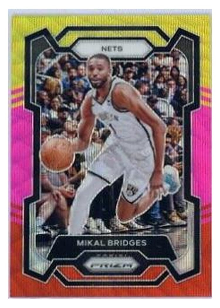 2023-24 Panini Prizm Base Set Mikal Bridges #46 card