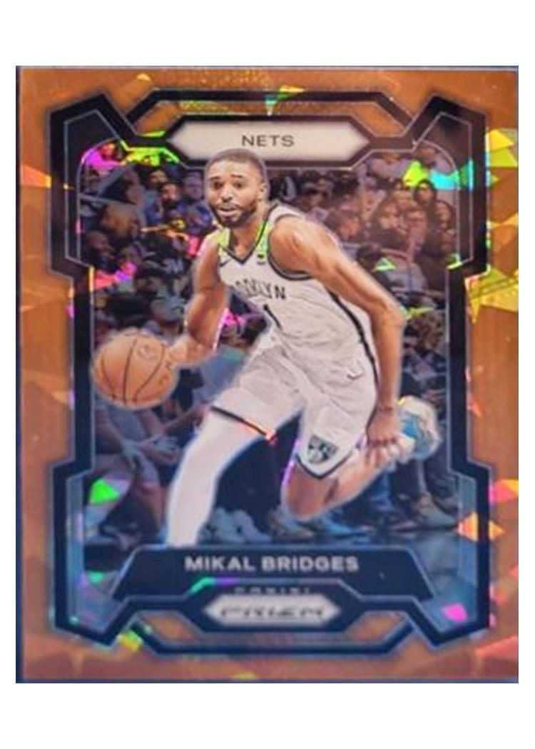 2023-24 Panini Prizm Base Set Mikal Bridges #46 card