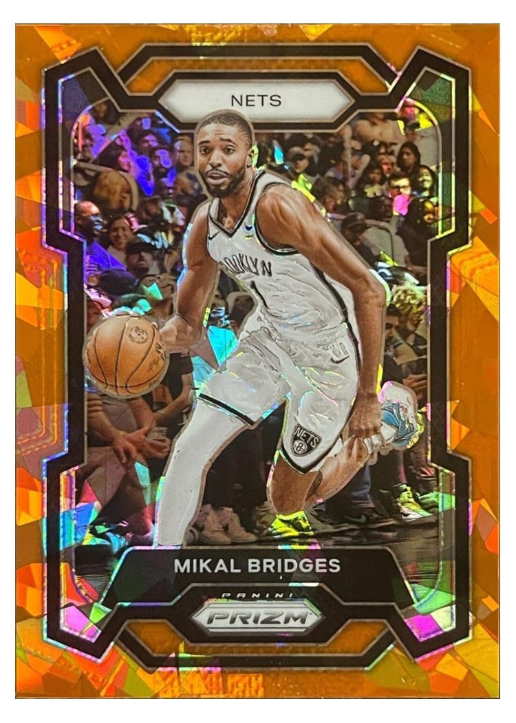 2023-24 Panini Prizm Base Set Mikal Bridges #46 card