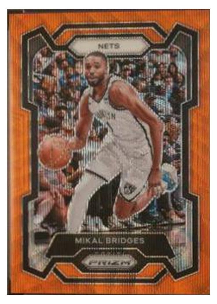2023-24 Panini Prizm Base Set Mikal Bridges #46 card