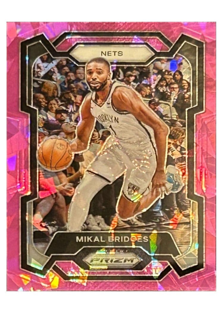 2023-24 Panini Prizm Base Set Mikal Bridges #46 card