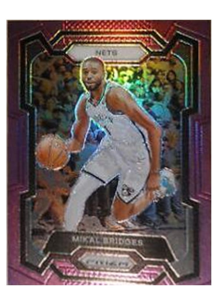 2023-24 Panini Prizm Base Set Mikal Bridges #46 card