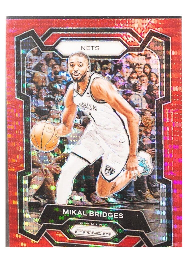 2023-24 Panini Prizm Base Set Mikal Bridges #46 card
