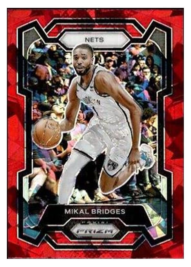 2023-24 Panini Prizm Base Set Mikal Bridges #46 card