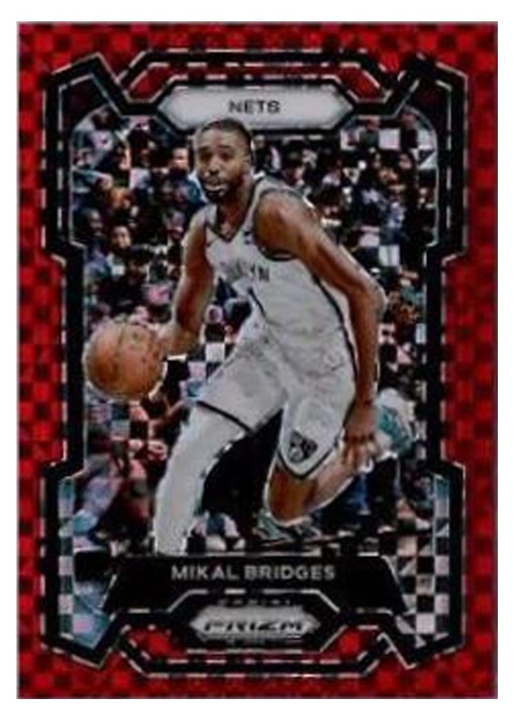 2023-24 Panini Prizm Base Set Mikal Bridges #46 card