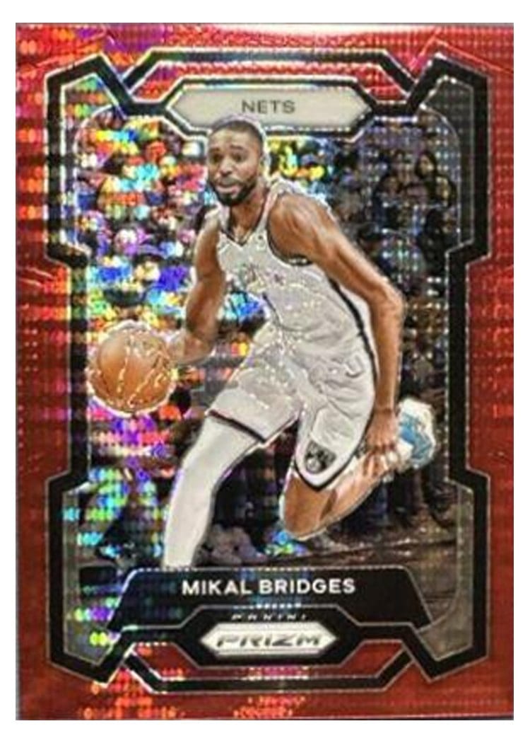 2023-24 Panini Prizm Base Set Mikal Bridges #46 card