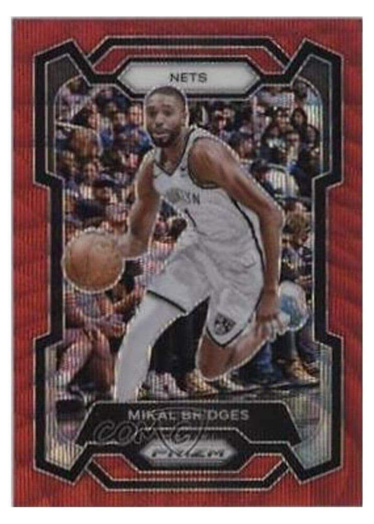 2023-24 Panini Prizm Base Set Mikal Bridges #46 card
