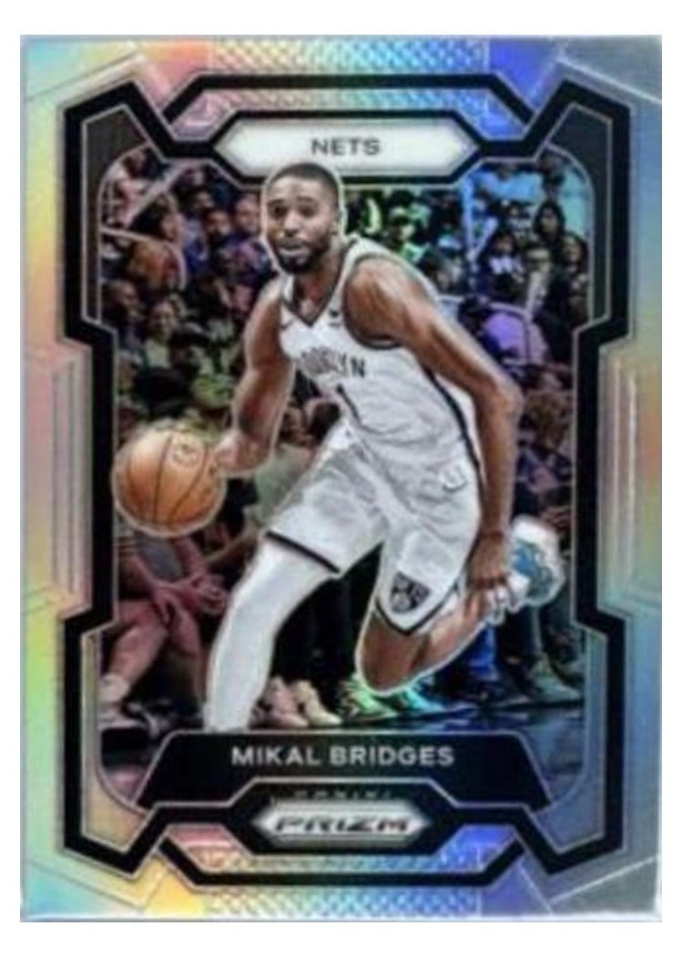 2023-24 Panini Prizm Base Set Mikal Bridges #46 card