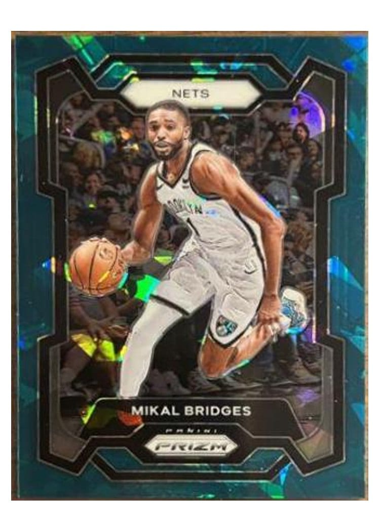 2023-24 Panini Prizm Base Set Mikal Bridges #46 card